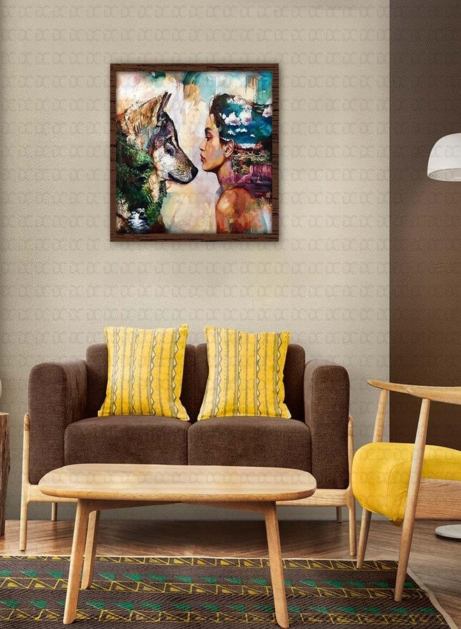 Retailio مجموعة ريتيليو للرسم بالأرقام على قماش الزهور، مناسبة للأطفال والفتيات والكبار والمبتدئين، مقاس 16 × 20 بوصة، مجموعة الرسم الزيتي بدون لهب، هدية (الجميلة والوحش) - Image 4